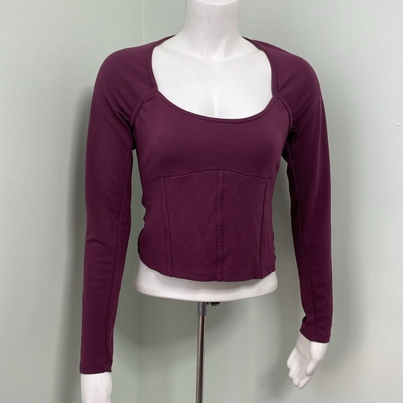 ANTHROPOLOGIE Maeve ponte corset top small - Picture 5 of 10